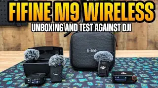 Fifine M9 Lav Mic Unboxing & Test - AMAZING Budget Wireless Mics