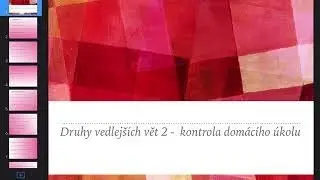 Druhy vedlejších vět 2