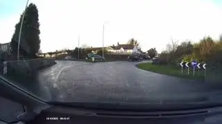 Festive foolish driving caught on camera