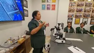 HO-121 - Dr. Nikunja Sule teaching how to use Sperm Seperation device for preparation semen analysis