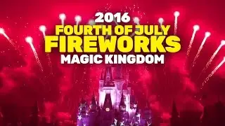 Walt Disney World's Fourth of July 2016 fireworks show highlights from Magic Kingdom