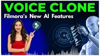 How to Clone Voice in  Filmora 13 New AI Features | Clone Voice Using AI | @wowanand