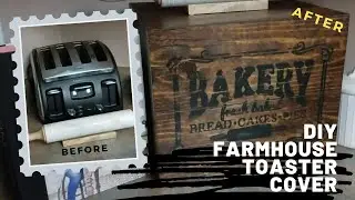 DIY Farmhouse Toaster Cover