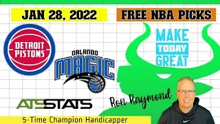 Detroit Pistons vs  Orlando Magic Prediction 1/28/22 -  Free NBA Picks
