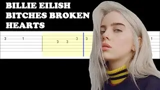Billie Eilish - Bitches broken hearts (Easy Guitar Tabs Tutorial)