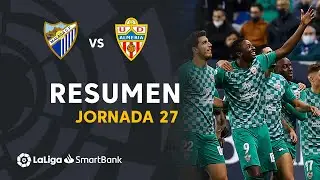 Resumen de M&aacute;laga CF vs UD Almer&iacute;a (0-1)