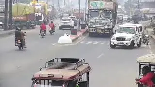 Rampur pahadi gate accident video bolero and truck Driver death on spot 