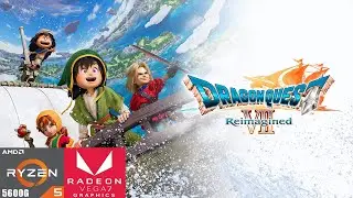 Dragon Quest VII Reimagined Demo | Ryzen 5 5600G Vega 7 Performance Test