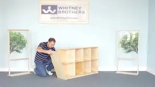 WB9972R Eight Cubby Backpack Storage Cabinet
