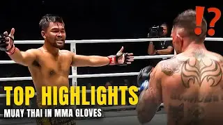 The BEST Of Muay Thai With MMA Gloves In ONE Championship 😱🤯