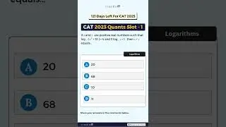 CAT 2023 Quants Slot-1 Previous Year Question