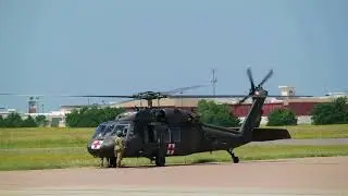 UH-60L (0-23491) start up/depart Max Westheimer airport