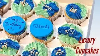 Custom Cupcakes for Birthday Boy | Cupcake Decorating Tutorial 