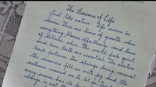 The season of life/Cursive english handwriting 
