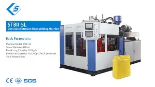 STBII-5L Continous Extrusion Blow Molding Machine&mdash;&mdash;Testing for Our Customer