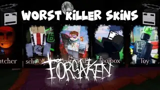 SERVER WIPING With The WORST Killer Skins (Roblox Forsaken)
