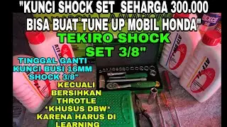 ALAT MURAH BUAT TUNE UP MOBIL HONDA (TEKIRO KUNCI SHOCK 3/8 SET)