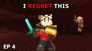 My First Trip to the Nether in Hardcore