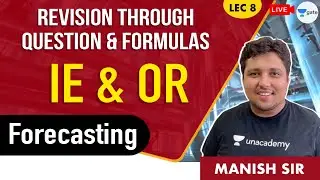 Forecasting| L:8 | IE or OR | Revision Through Question Formula | GATE 2021