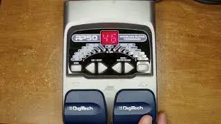 Digitech RP50 digital multi effect pedal - Pedal Profile video