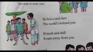 4th class English BE HAPPY Rhyme..