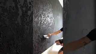 double black 🖤 #bellovenetian #venetianplaster #plasterer #plastering #artist #art #satisfying #diy