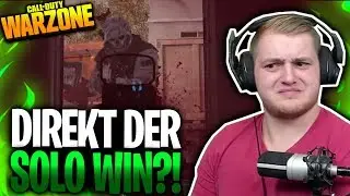 Schaffe ich direkt den ERSTEN SOLO WIN in Warzone?! 😳🏆 | CallOfDuty: Warzone