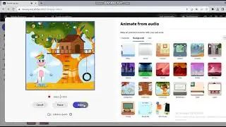 Анимированный персонаж в Adobe Express, как создать.
