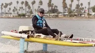 HYDROFOIL -- Breathtaking 1st Flight of Hifybe. Ray Vellinga video
