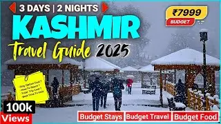 Kashmir Budget Tour Guide 2025 | 3 Days in Heaven on Earth Under ₹10,000