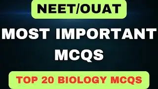 NEET-2026 || Biology || mcq discussion#bidyasagarclasses #neet  #ojee2025