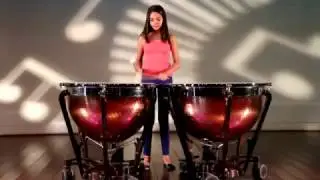 Esse &eacute; Meu Som: Fernanda toca t&iacute;mpanos