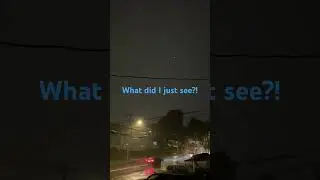 UFO sighting?! What did I just see?! (Got scared) #nyc #ufosigth #omg #alien
