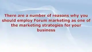The Hidden Benefits of Forum marketing