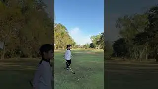 4 Year Olds First Ever Tee Shot! His Reaction At The End Is Priceless! 😂