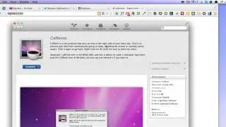 Disable your Mac's screensaver and sleep mode with Caffeine
