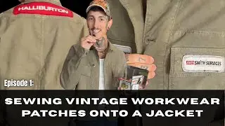 Sewing Vintage Patches on a Jacket: Episode 1 Sewing crafts & projects