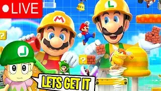 Super Mario Maker 2 + Viewer ID! [ LETS GET IT! ]