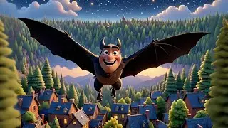 The Brave Bat&rsquo;s Night Flight 🦇✨ | Nursery Rhymes Songs for Kids & Toddlers