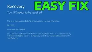 How To Fix 0xc0000034 Error When Booting into Windows
