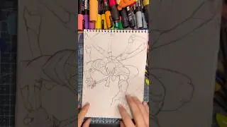 Drawing this pose SUPERIOR SPIDER-MAN #drawing #spiderman #marvel