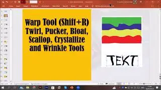 Learn Illustrator -L23 | Width, Warp, Twirl, Pucker, Bloat | Image Trace | Repeat Radial Mirror Grid