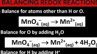 Learn how to balance redox reactions in no time!!!!