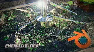 Minecraft - Emerald Block Destruction (262,144 Blocks)