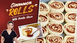 Cinnamon Rolls with Vanilla Glaze I Love Cinnamon Buns with a Cup of Coffee I Cinnamon Rolls Recipe