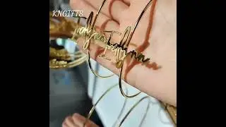 Custom Hoop Name Earrings, J Lo Inspired Name Hoops