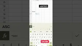 Google sheet excel tutorial #excel #ascii #number #series #calculation #sheet #formula #google #auto