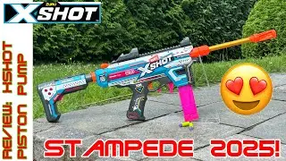 Full Auto &Uuml;ber Nerf: Xshot Piston Pump | Unboxing, Review & Test | Deutsch | OWL Nerf Community