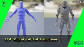 UE4 - Migrate ALSv4 animations to other Projects and assign skeleton #UE4 #ALSv4 #UnrealEngine
