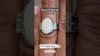 Premium Quality Australian Fire Opal Gemstone Ring Design by | HTPGEMSTONES |